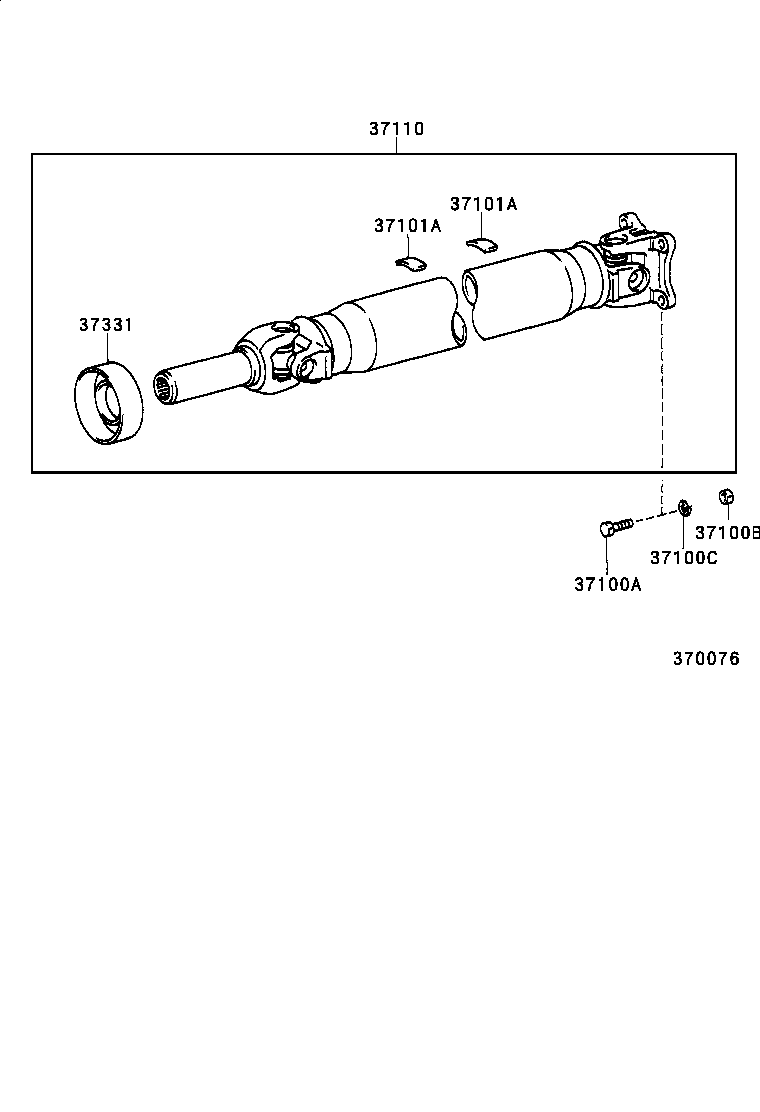  PREVIA |  PROPELLER SHAFT UNIVERSAL JOINT