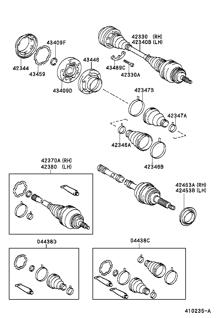  LS400 |  REAR AXLE SHAFT HUB