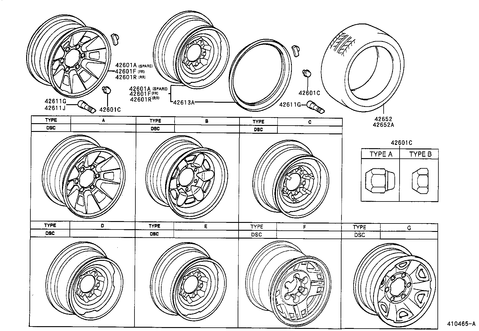  HILUX 4RUNNER 4WD |  DISC WHEEL WHEEL CAP