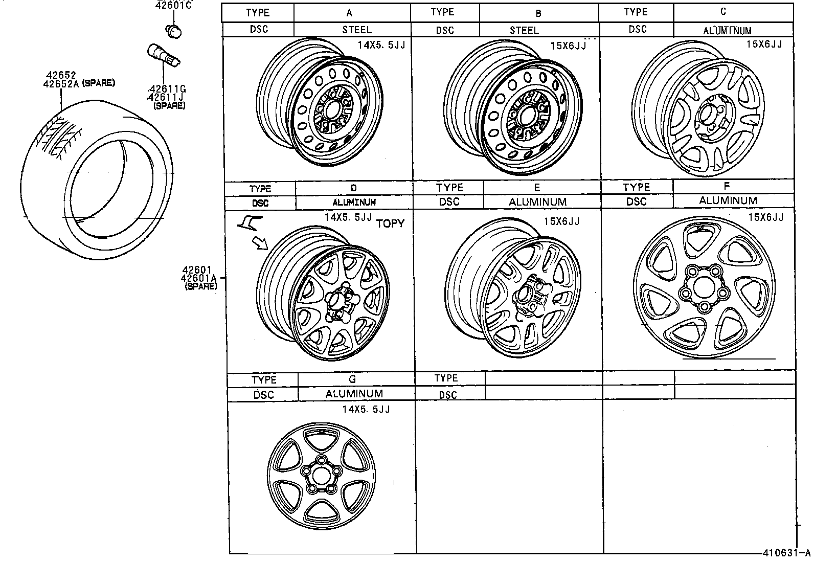  CAMRY JPP SED |  DISC WHEEL WHEEL CAP