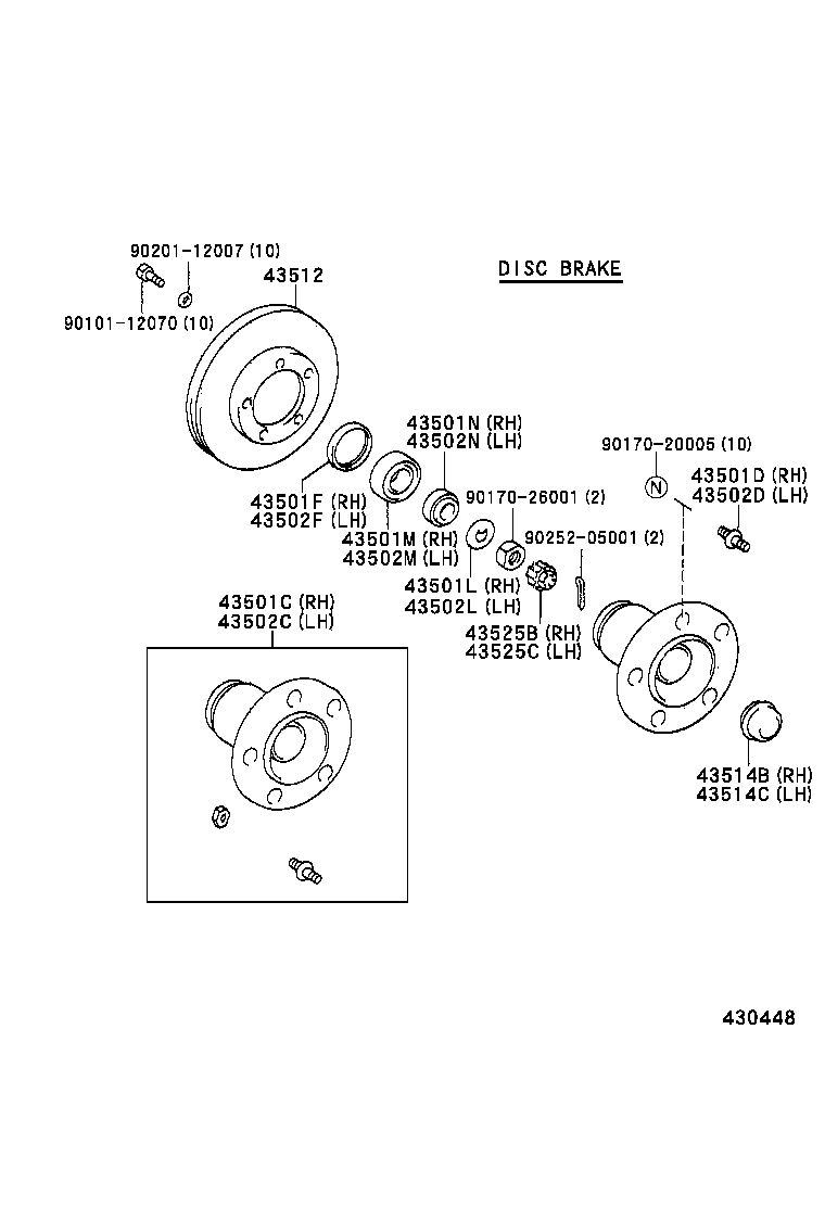  DYNA200 |  FRONT AXLE HUB