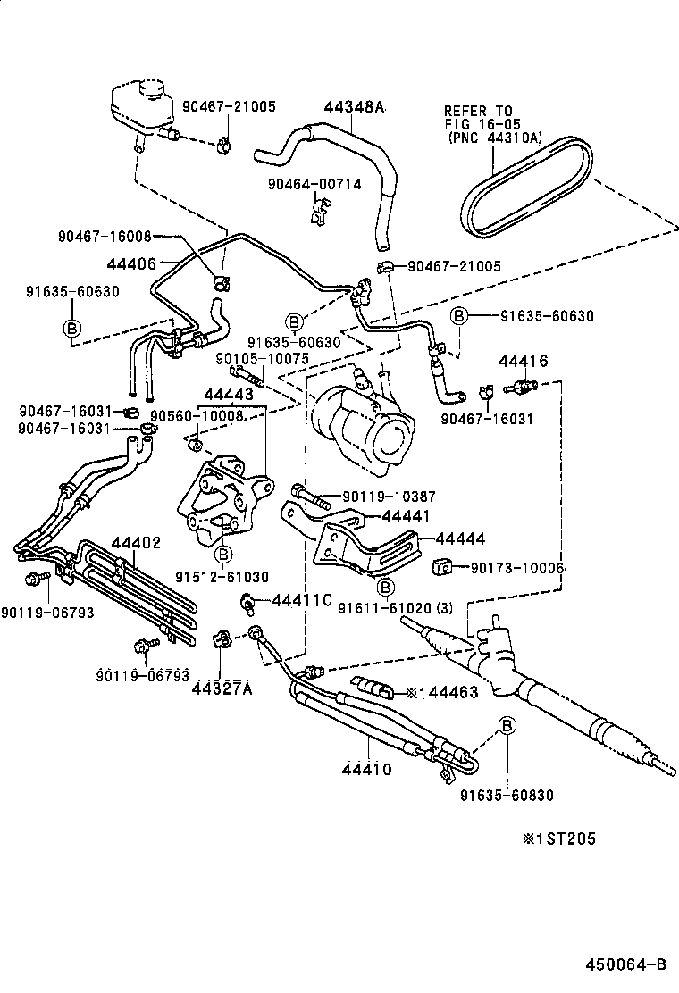  CELICA |  POWER STEERING TUBE