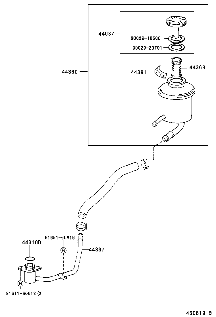  DYNA200 |  VANE PUMP RESERVOIR POWER STEERING
