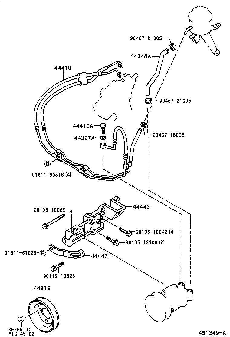  CROWN |  POWER STEERING TUBE