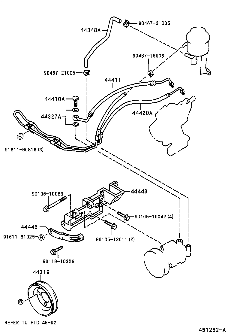  CROWN |  POWER STEERING TUBE