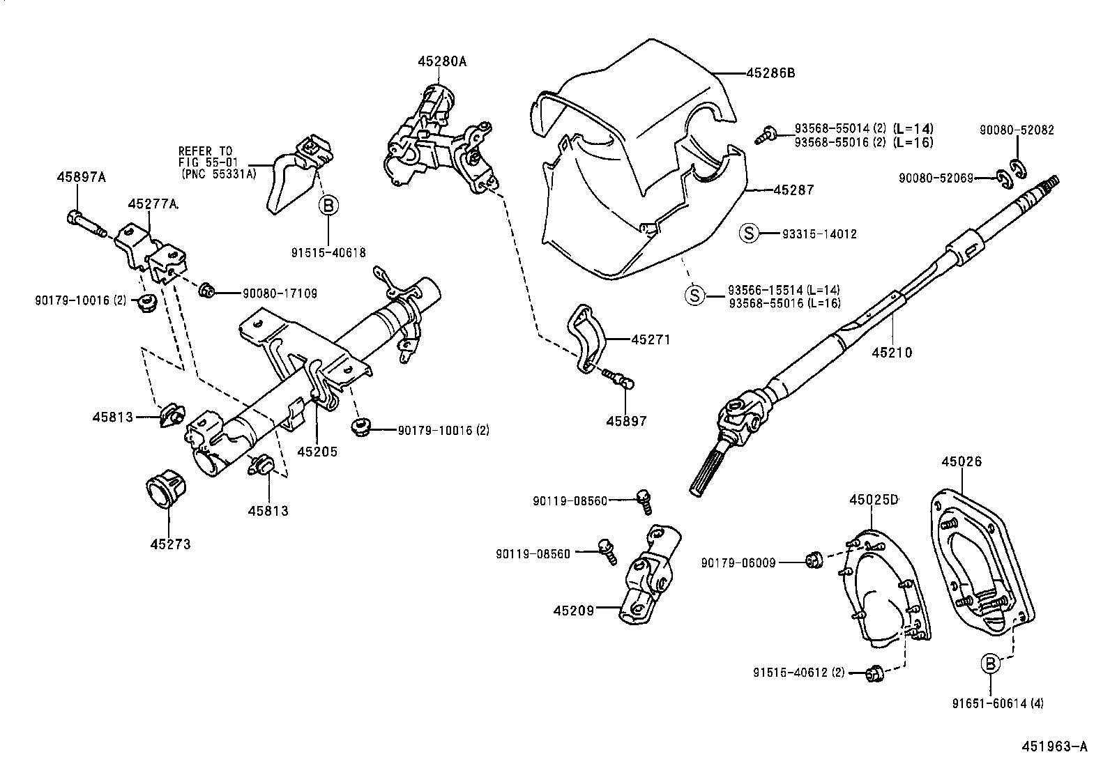  SOLUNA |  STEERING COLUMN SHAFT