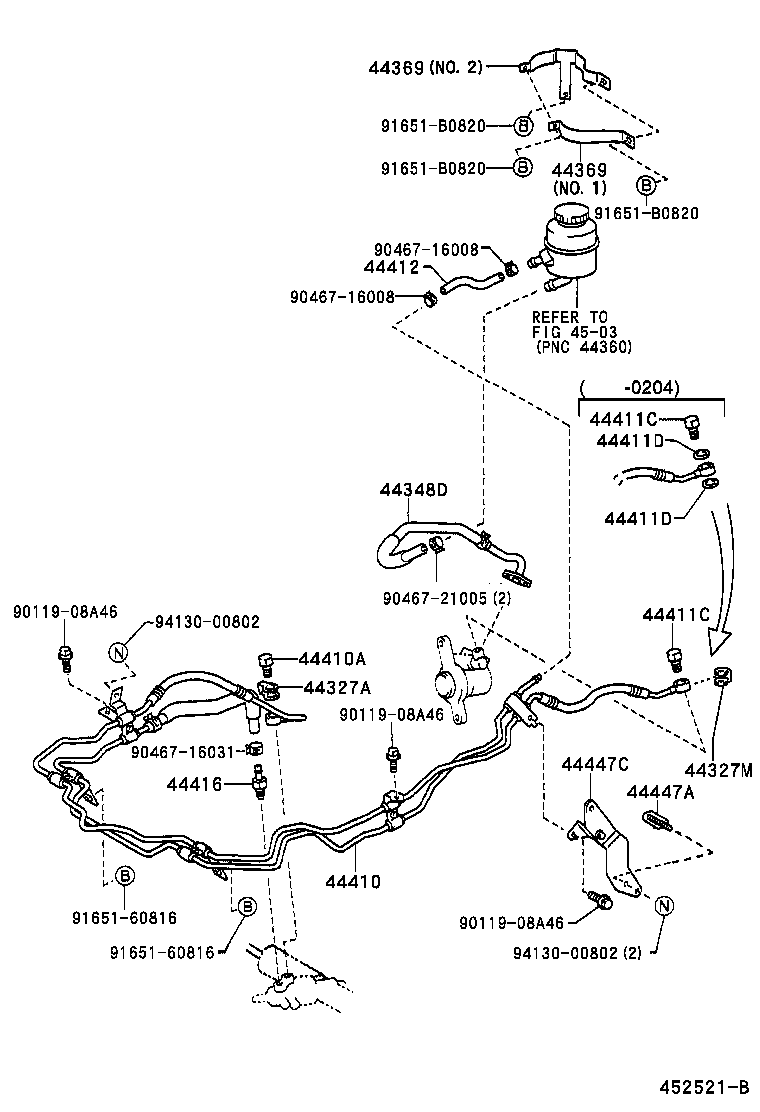  DYNA |  POWER STEERING TUBE
