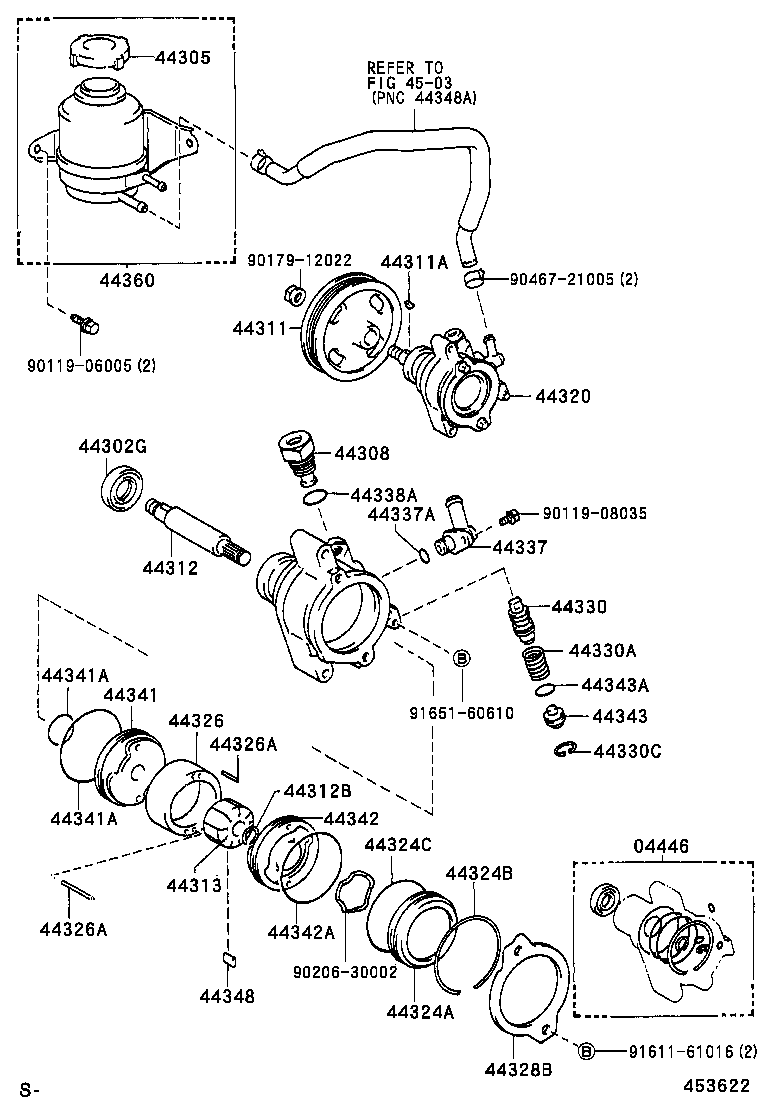  CAMRY |  VANE PUMP RESERVOIR POWER STEERING