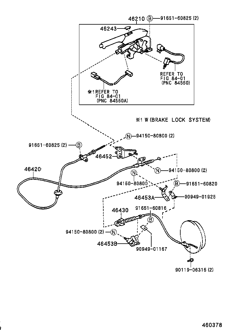  DYNA |  PARKING BRAKE CABLE