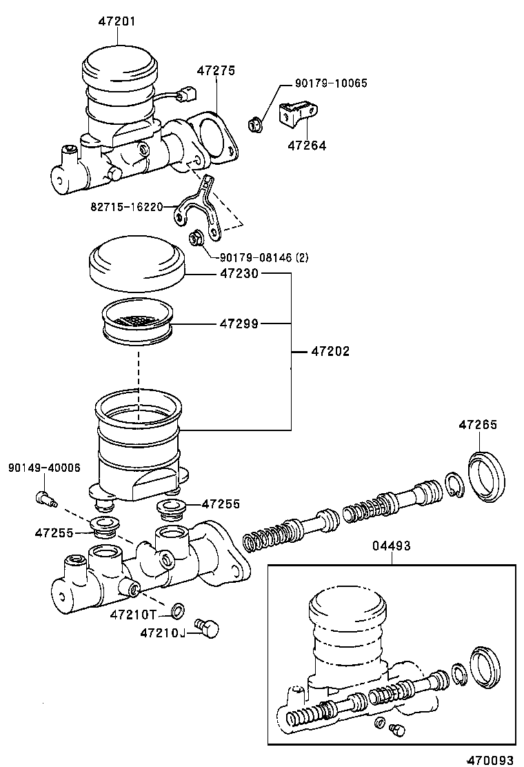  PASEO |  BRAKE MASTER CYLINDER