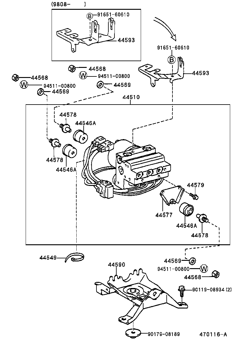  STARLET |  BRAKE TUBE CLAMP