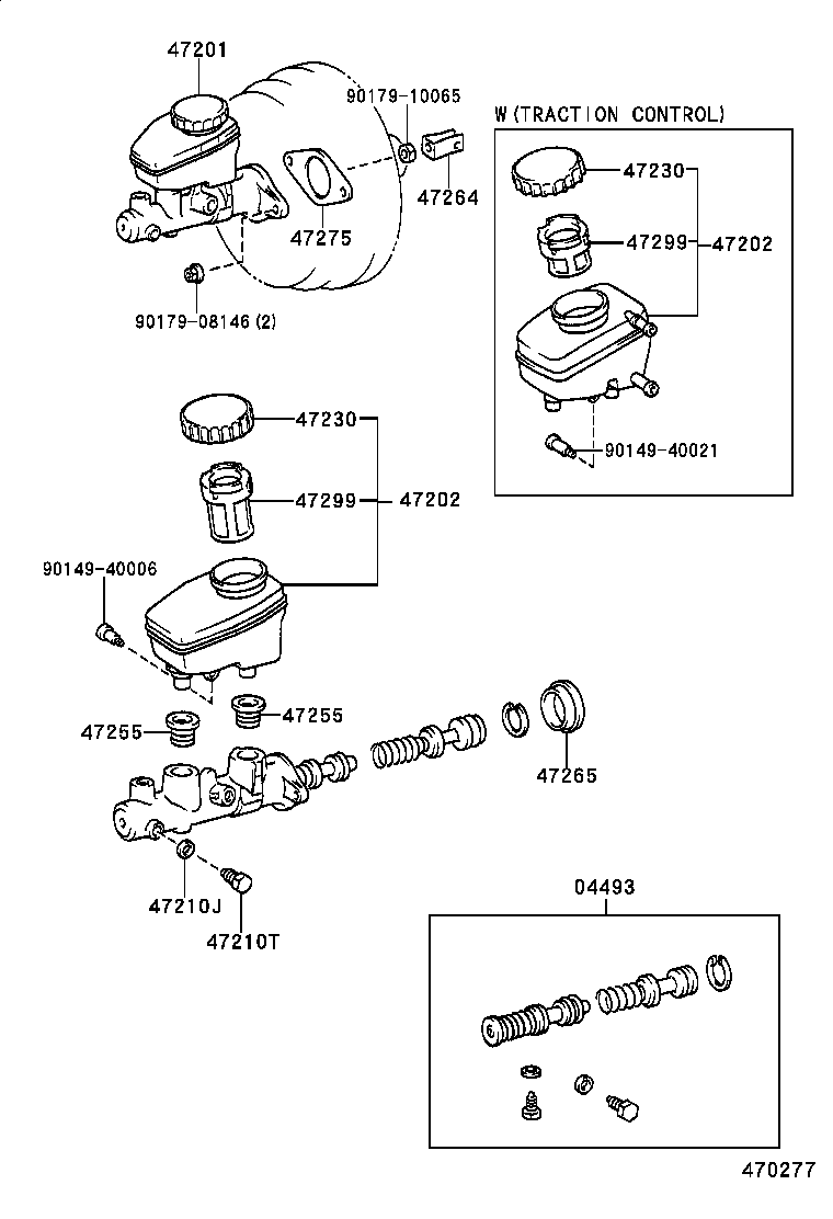  LS400 |  BRAKE MASTER CYLINDER