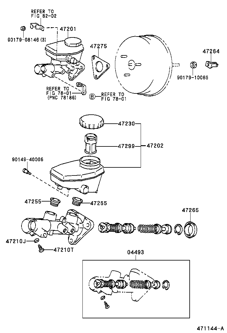  CROWN |  BRAKE MASTER CYLINDER