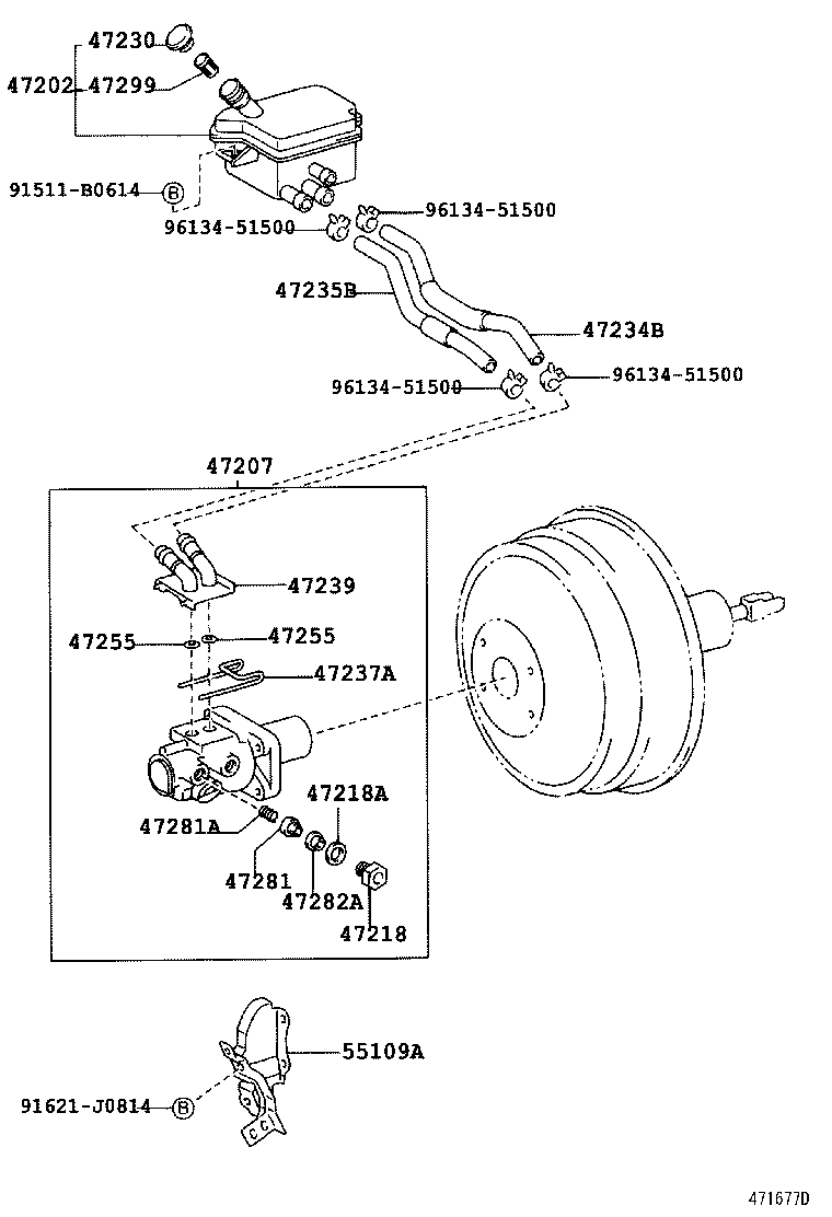  DYNA |  BRAKE MASTER CYLINDER