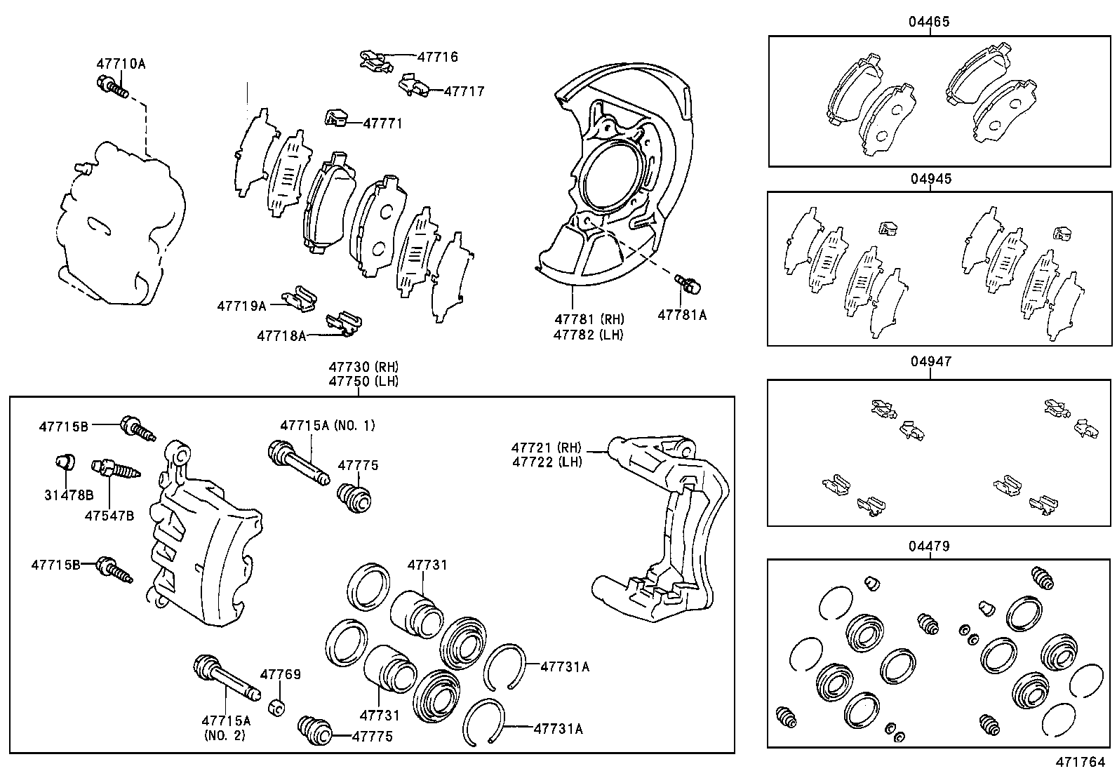  ES300 |  FRONT DISC BRAKE CALIPER DUST COVER