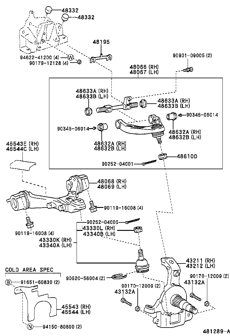  DYNA |  FRONT AXLE ARM STEERING KNUCKLE