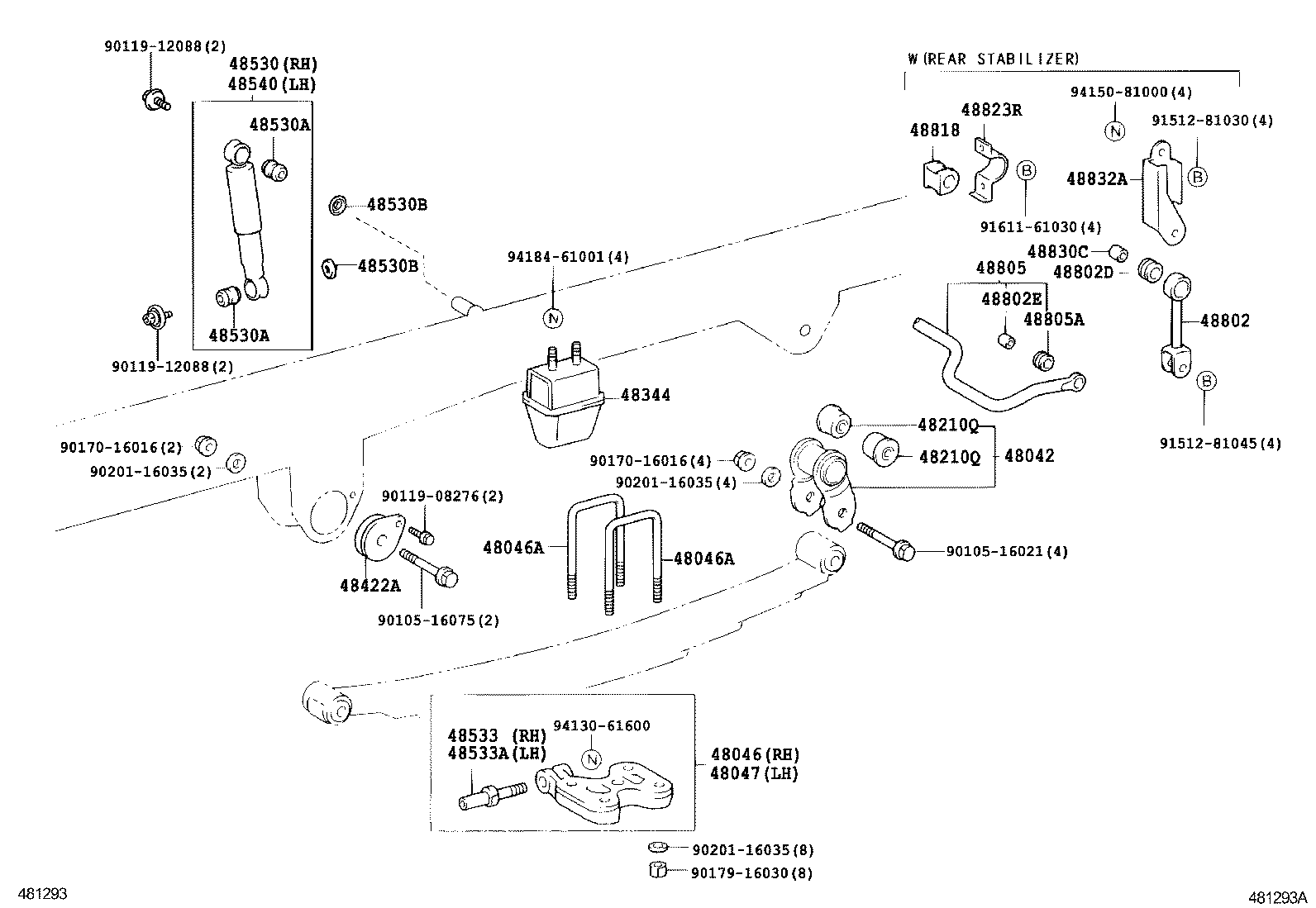  DYNA |  REAR SPRING SHOCK ABSORBER
