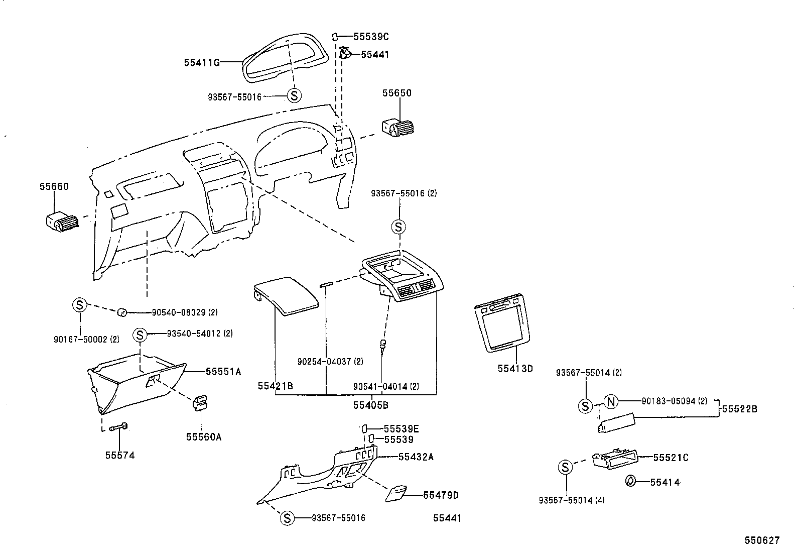  PICNIC |  INSTRUMENT PANEL GLOVE COMPARTMENT
