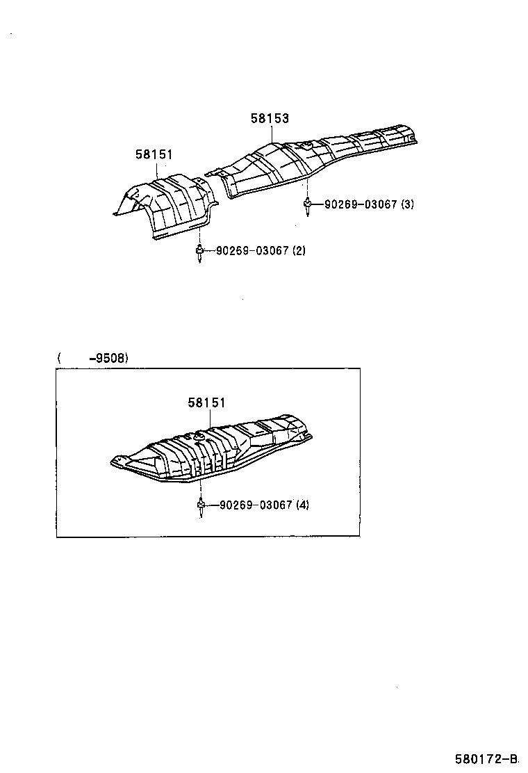  TERCEL |  FLOOR INSULATOR