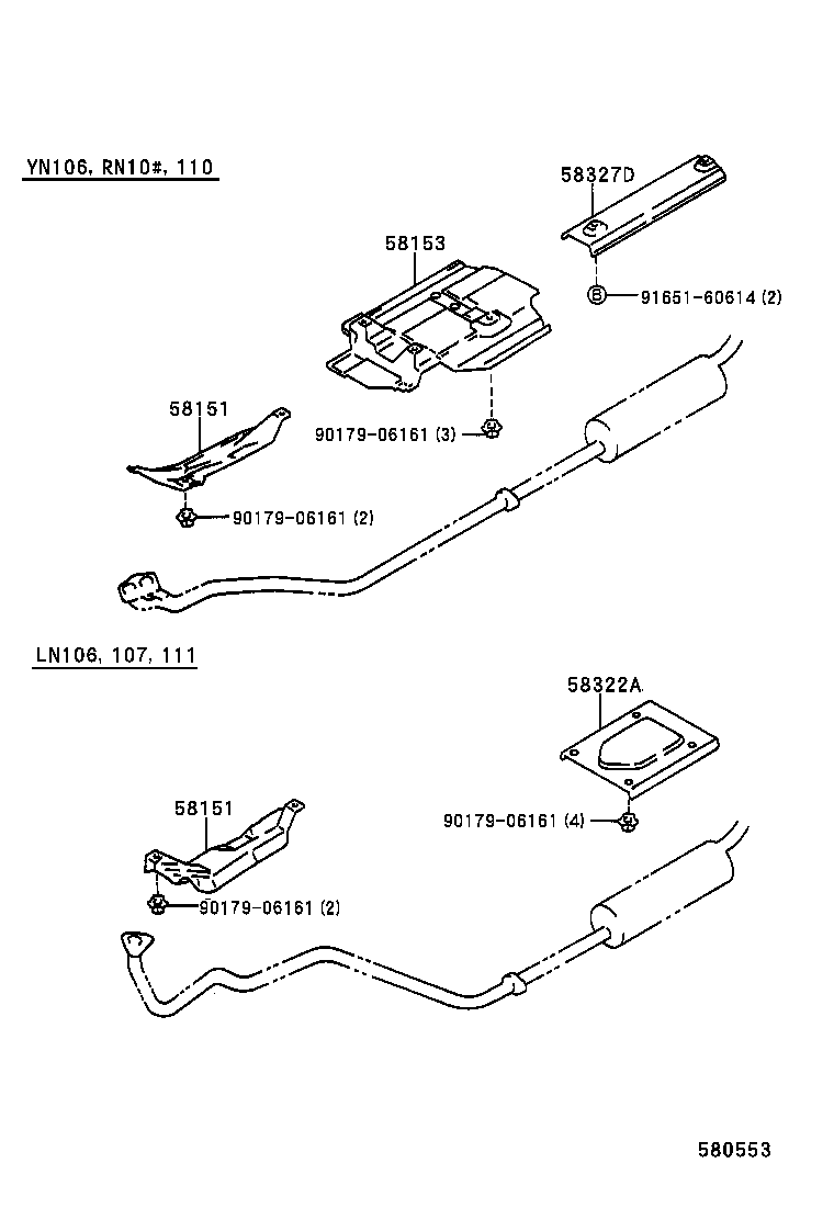  HILUX 4RUNNER 4WD |  FLOOR INSULATOR