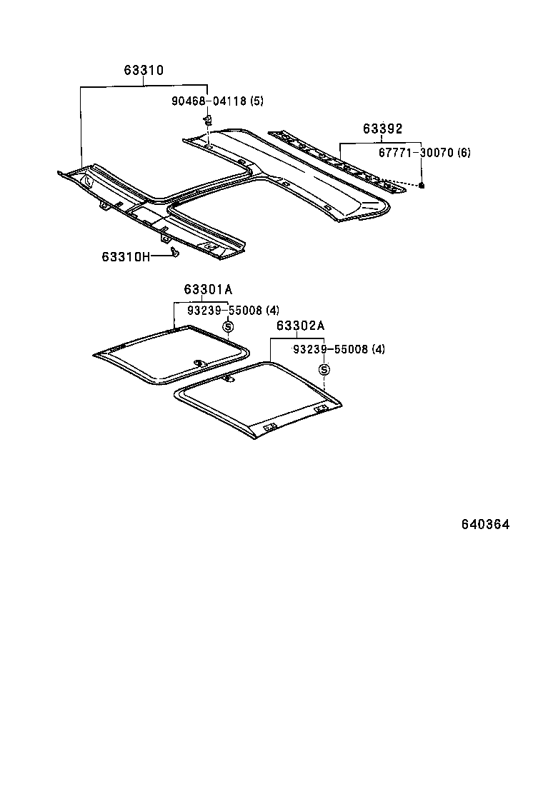  MR2 |  ROOF HEADLINING SILENCER PAD