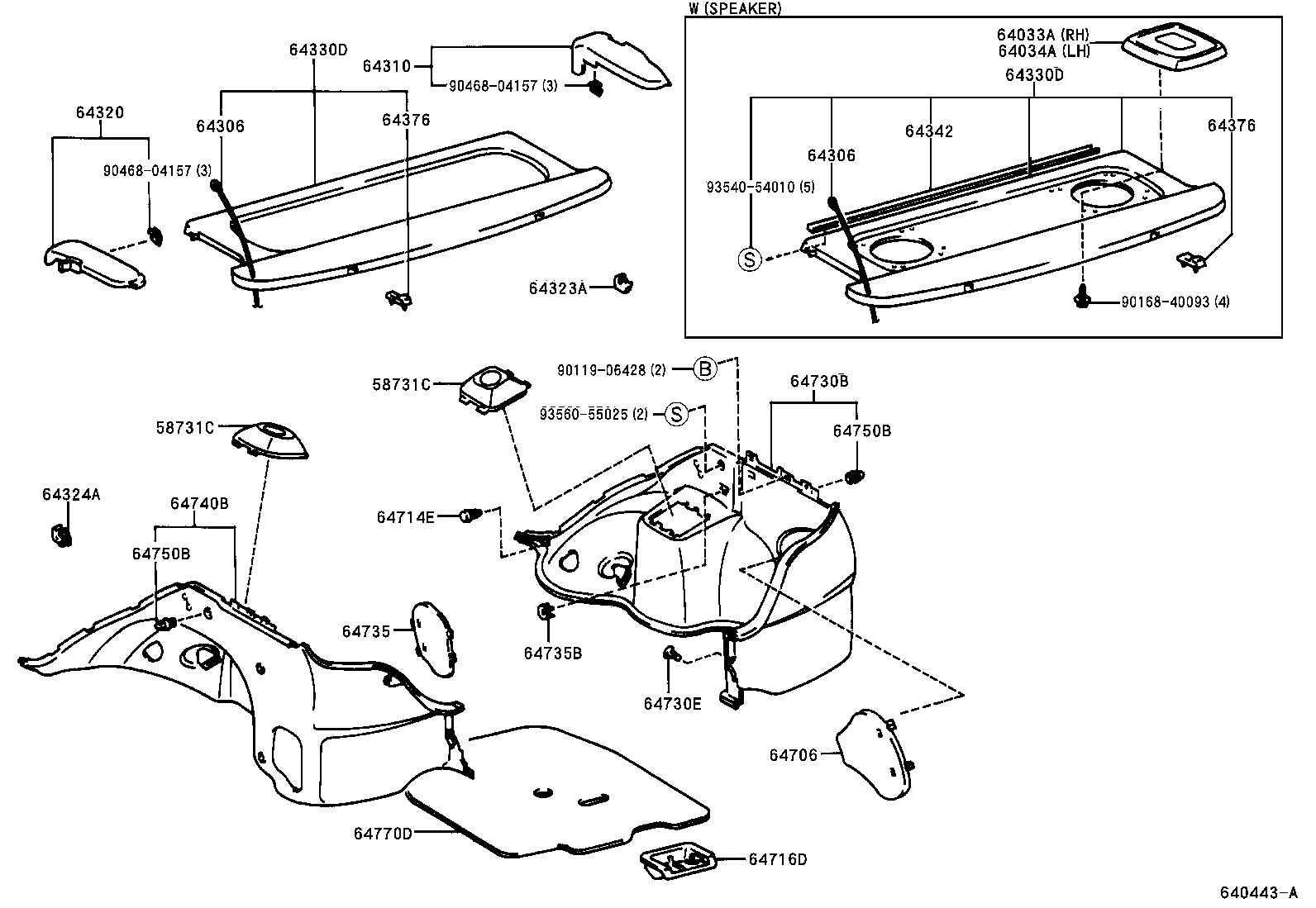  STARLET |  DECK BOARD DECK TRIM COVER