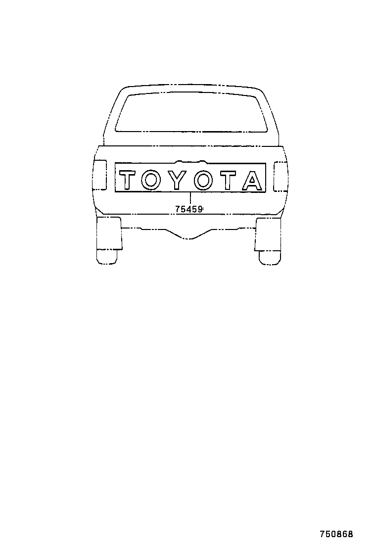  HILUX 4RUNNER 4WD |  BODY STRIPE