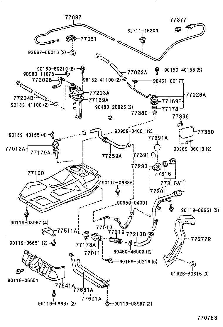  PICNIC |  FUEL TANK TUBE