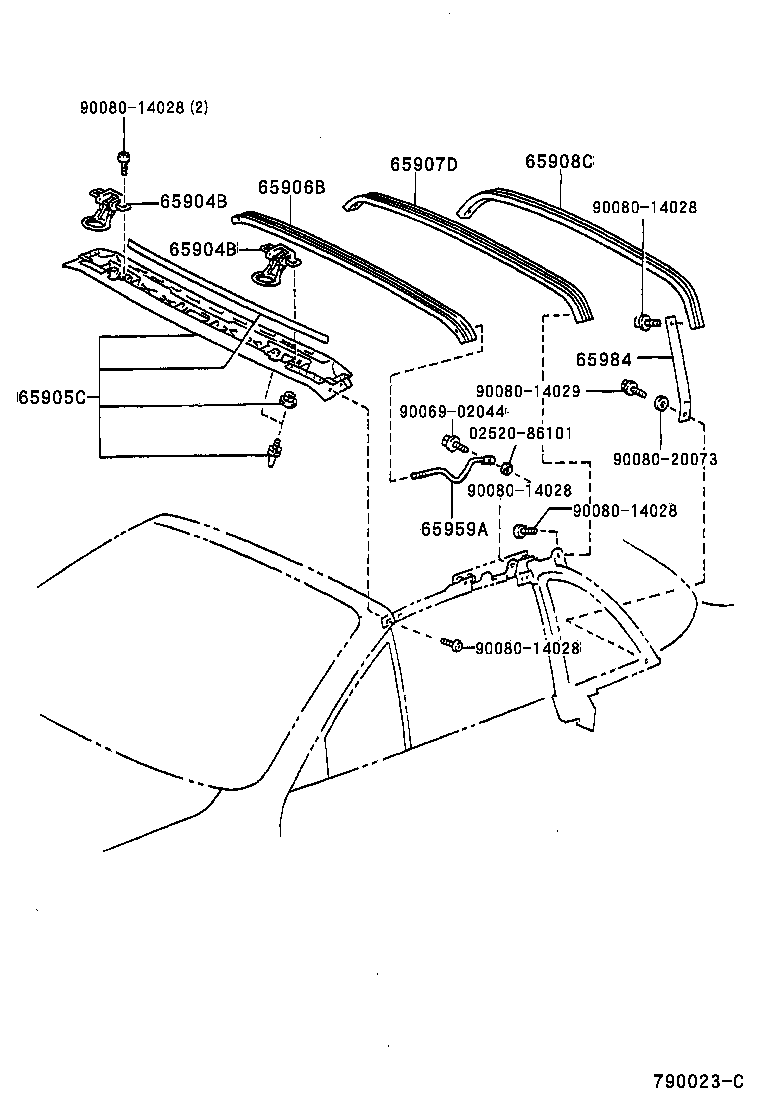  PASEO |  CONVERTIBLE PARTS