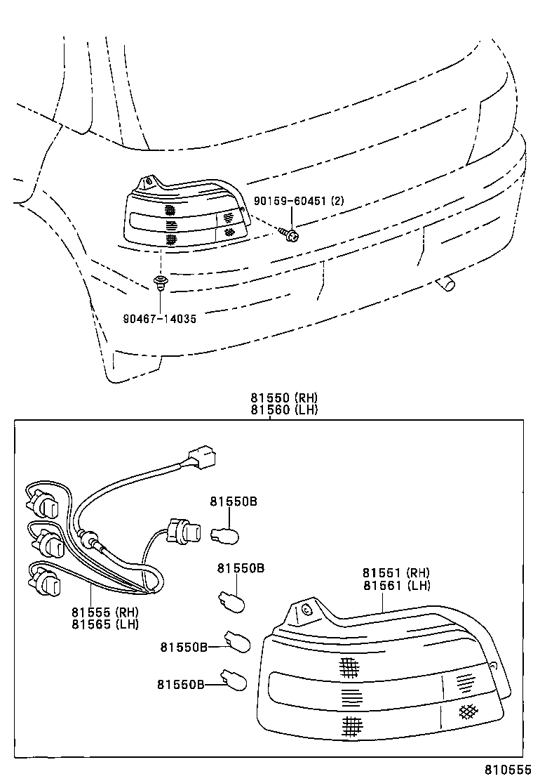  STARLET |  REAR COMBINATION LAMP