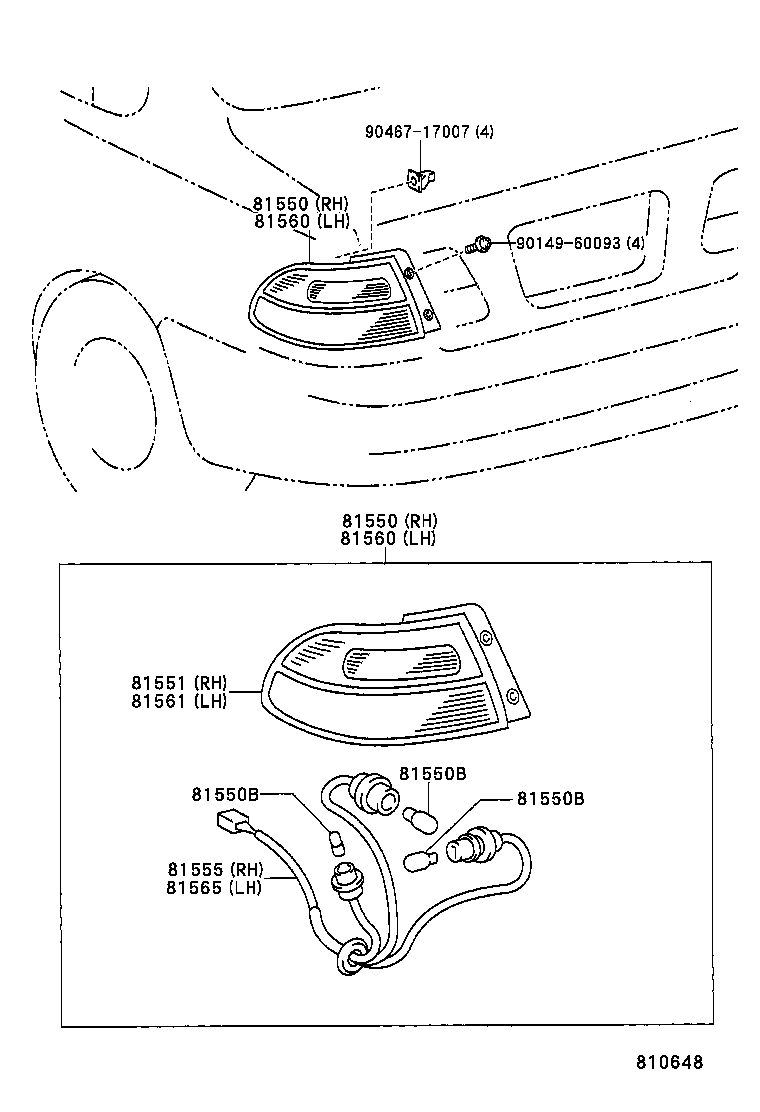  AVALON |  REAR COMBINATION LAMP