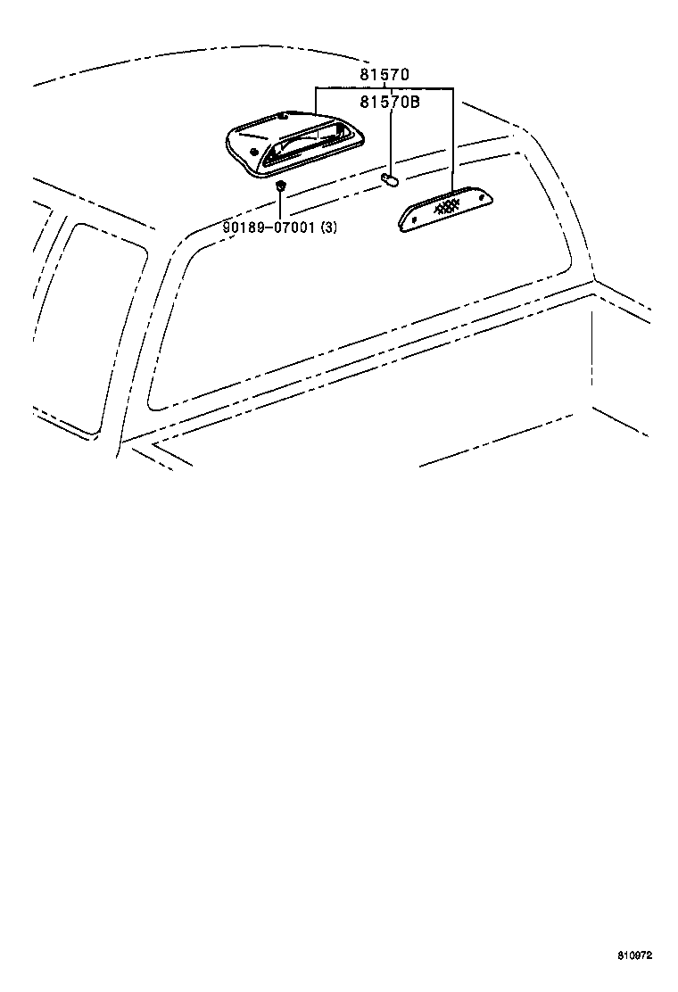  HILUX 2WD |  CENTER STOP LAMP