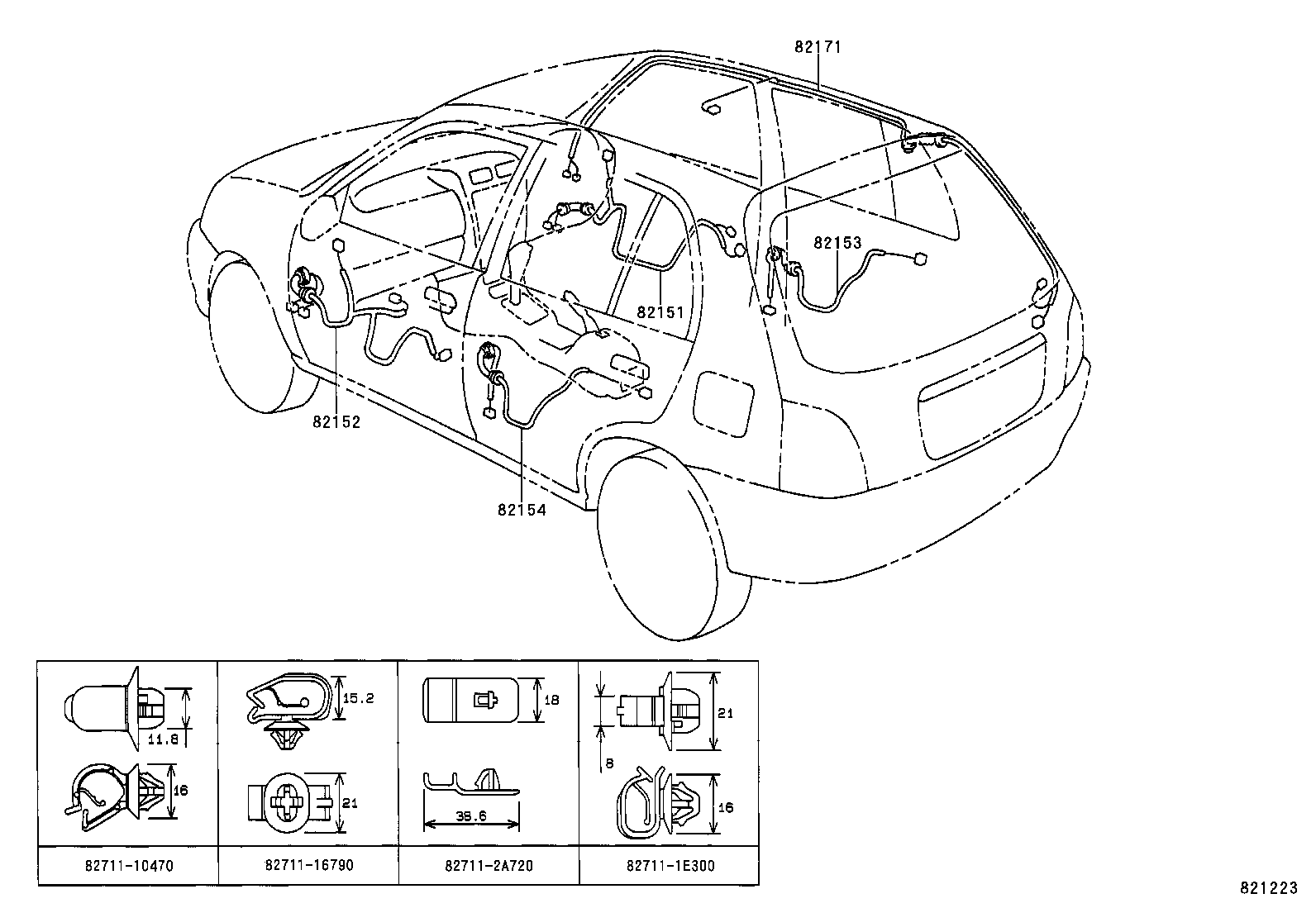  STARLET |  WIRING CLAMP