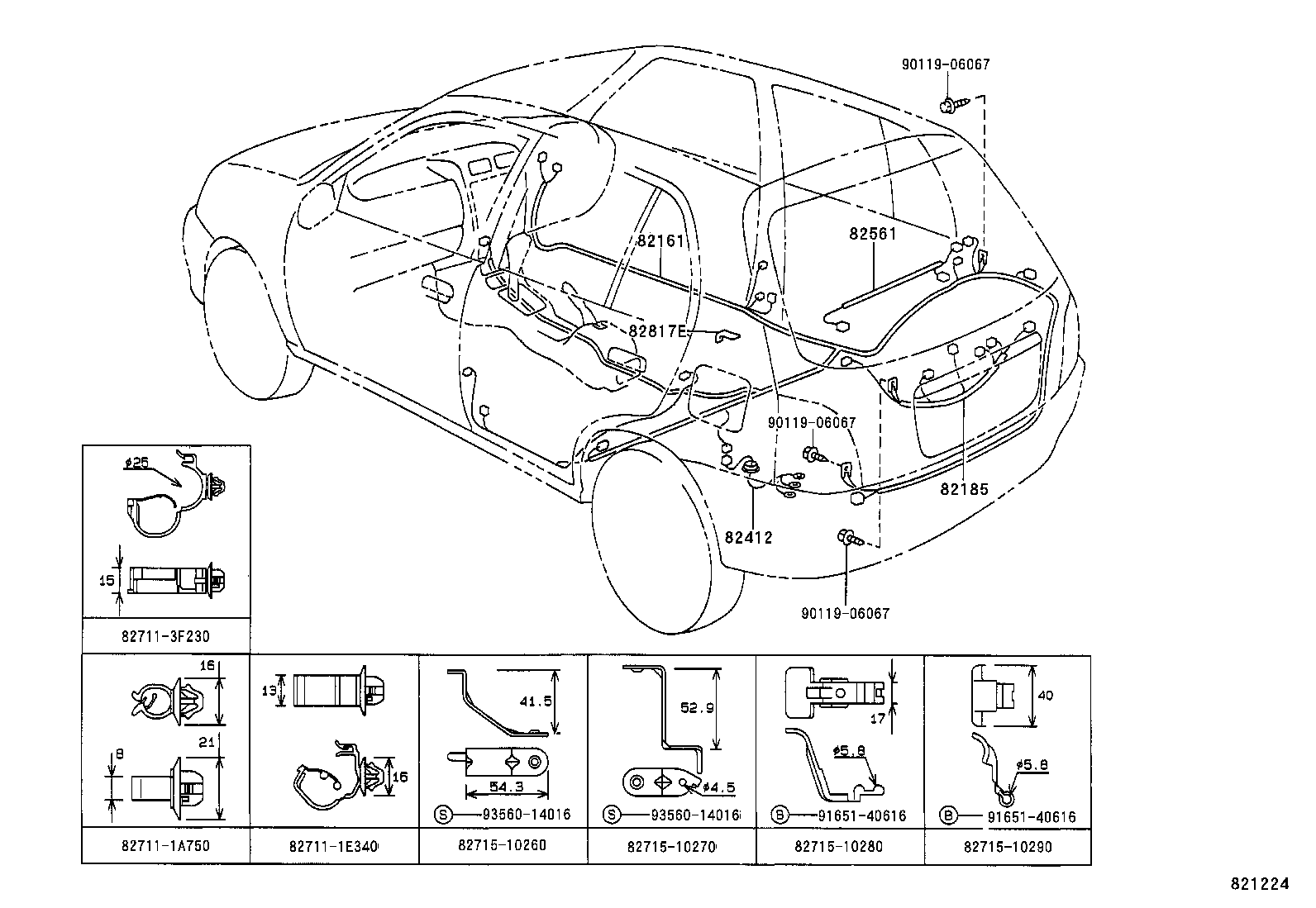  STARLET |  WIRING CLAMP