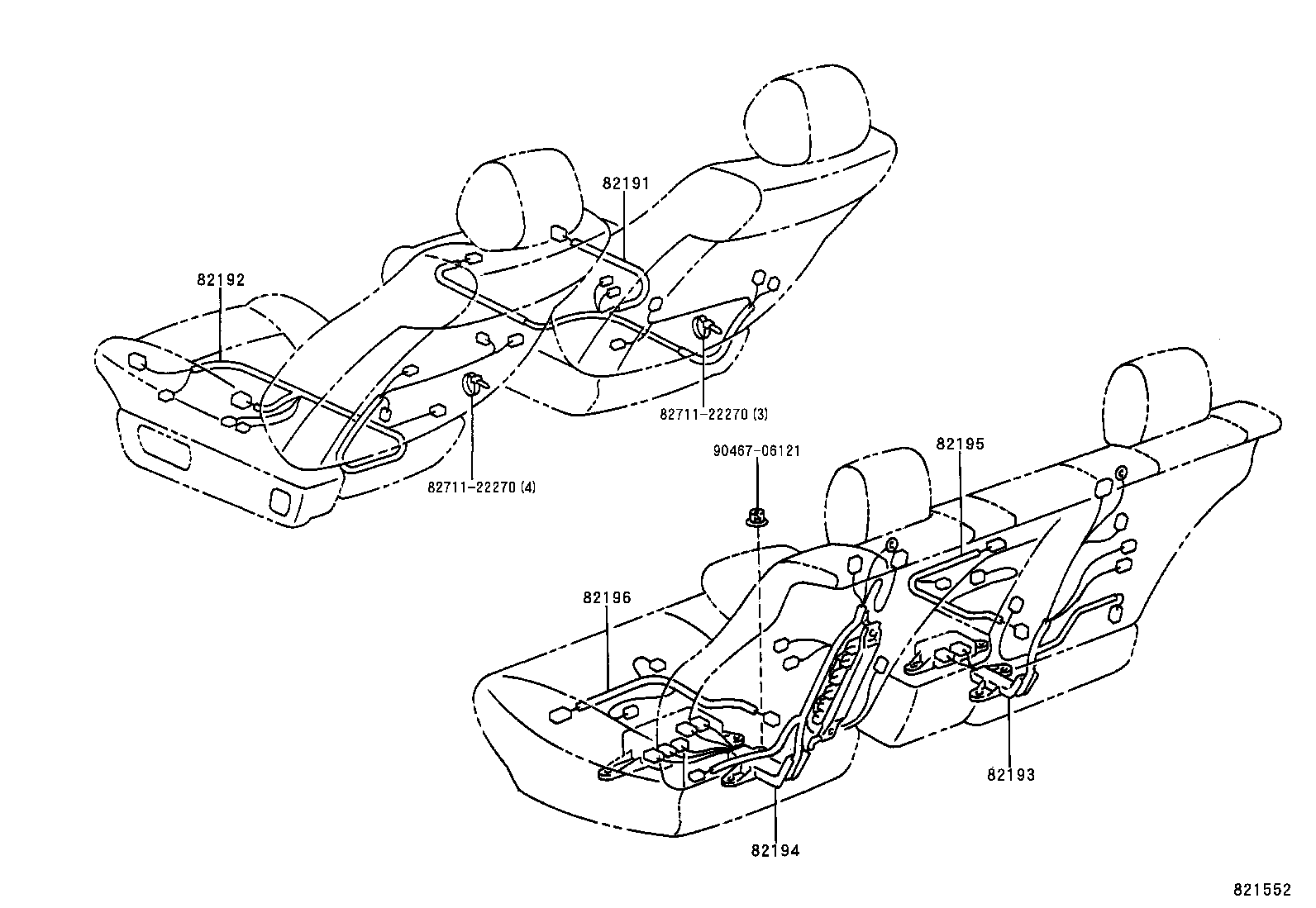  LS400 |  WIRING CLAMP