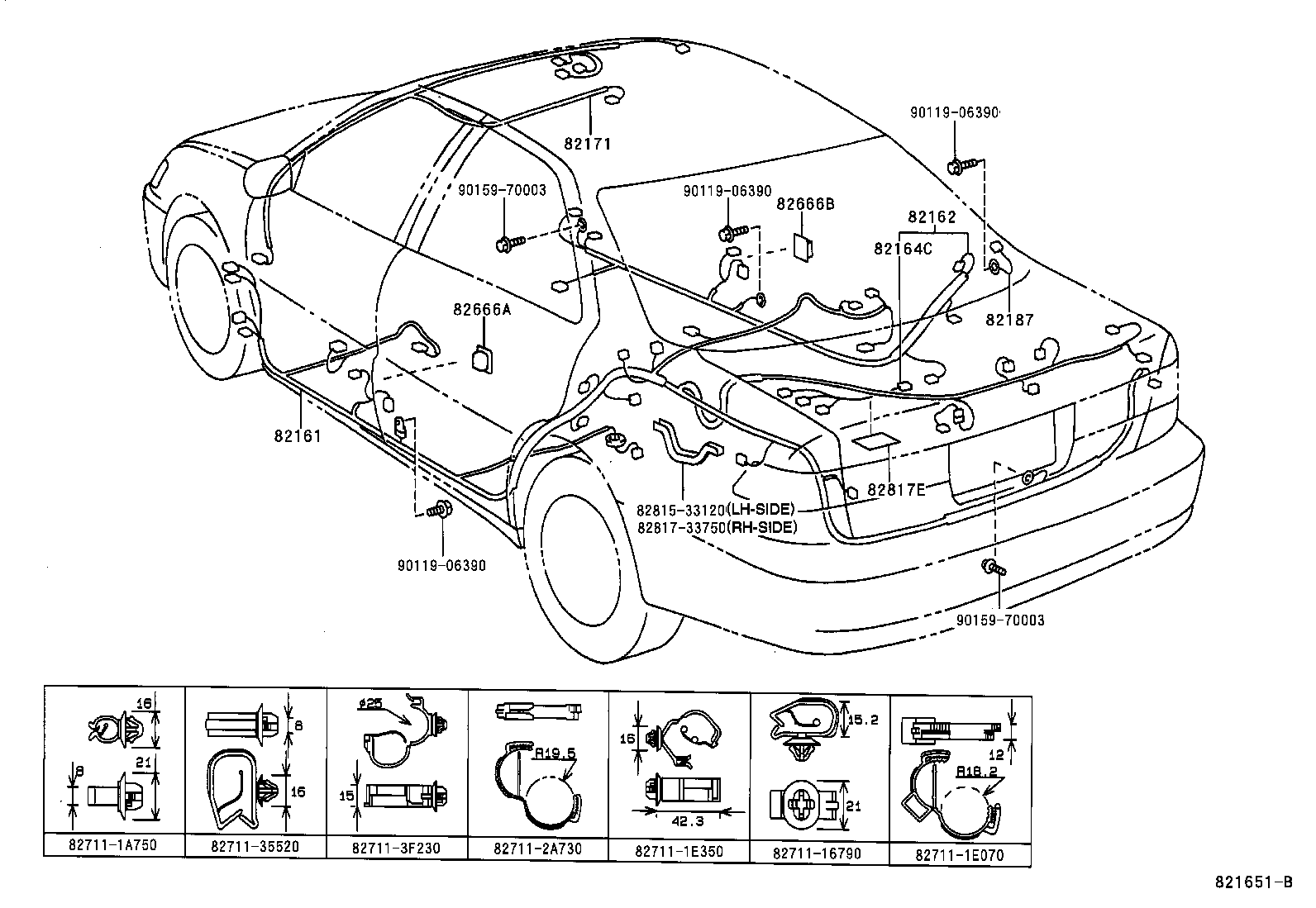  ES300 |  WIRING CLAMP