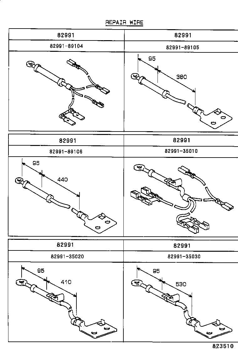  HILUX 4RUNNER 4WD |  WIRING CLAMP