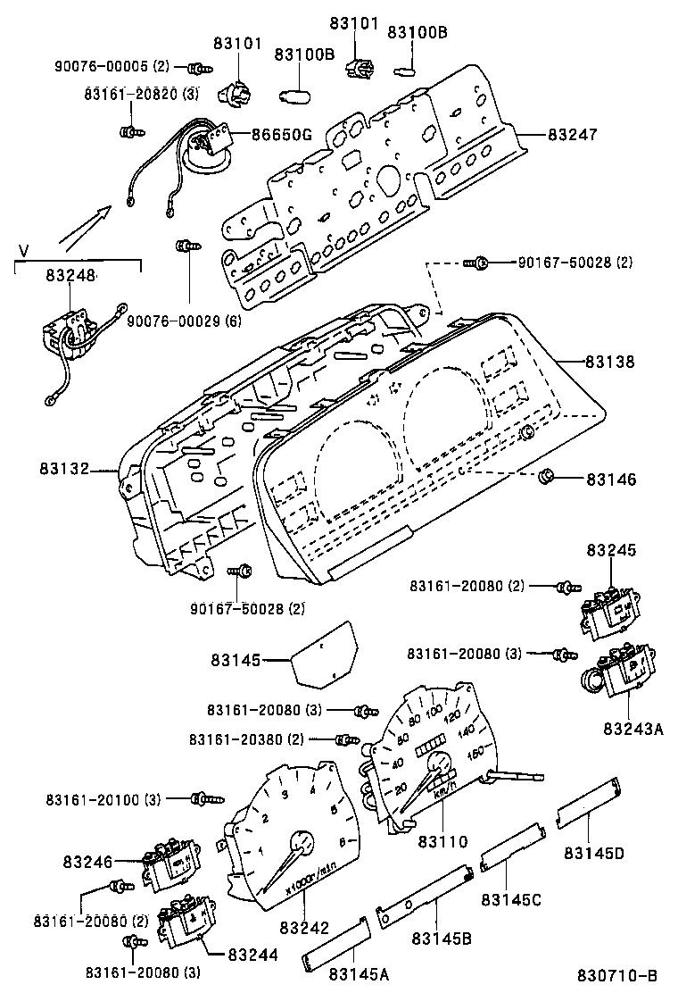  HILUX 2WD |  METER