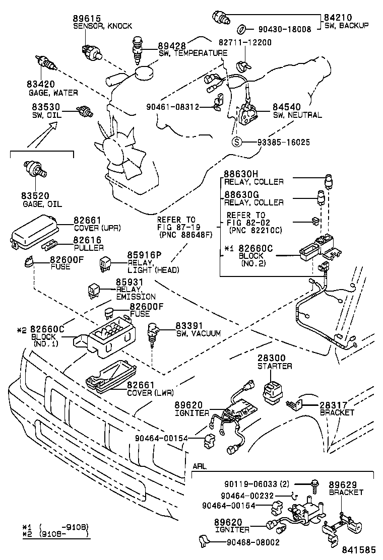  HILUX 2WD |  SWITCH RELAY COMPUTER