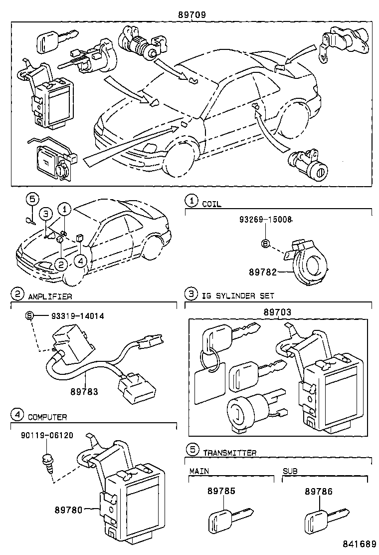  PASEO |  ANTI THEFT DEVICE