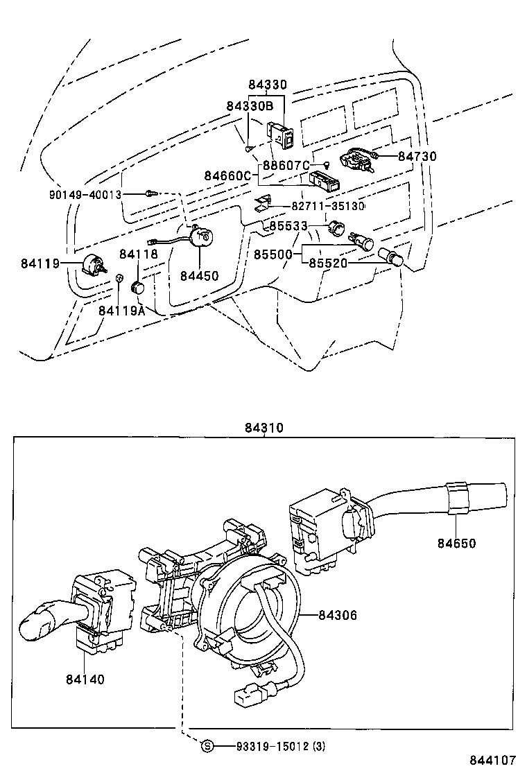  HILUX 4RUNNER 4WD |  SWITCH RELAY COMPUTER