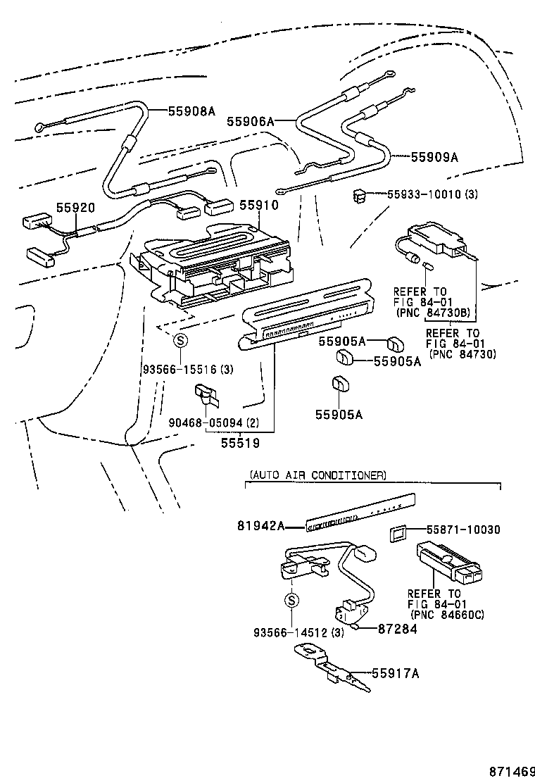  STARLET |  HEATING AIR CONDITIONING CONTROL AIR DUCT