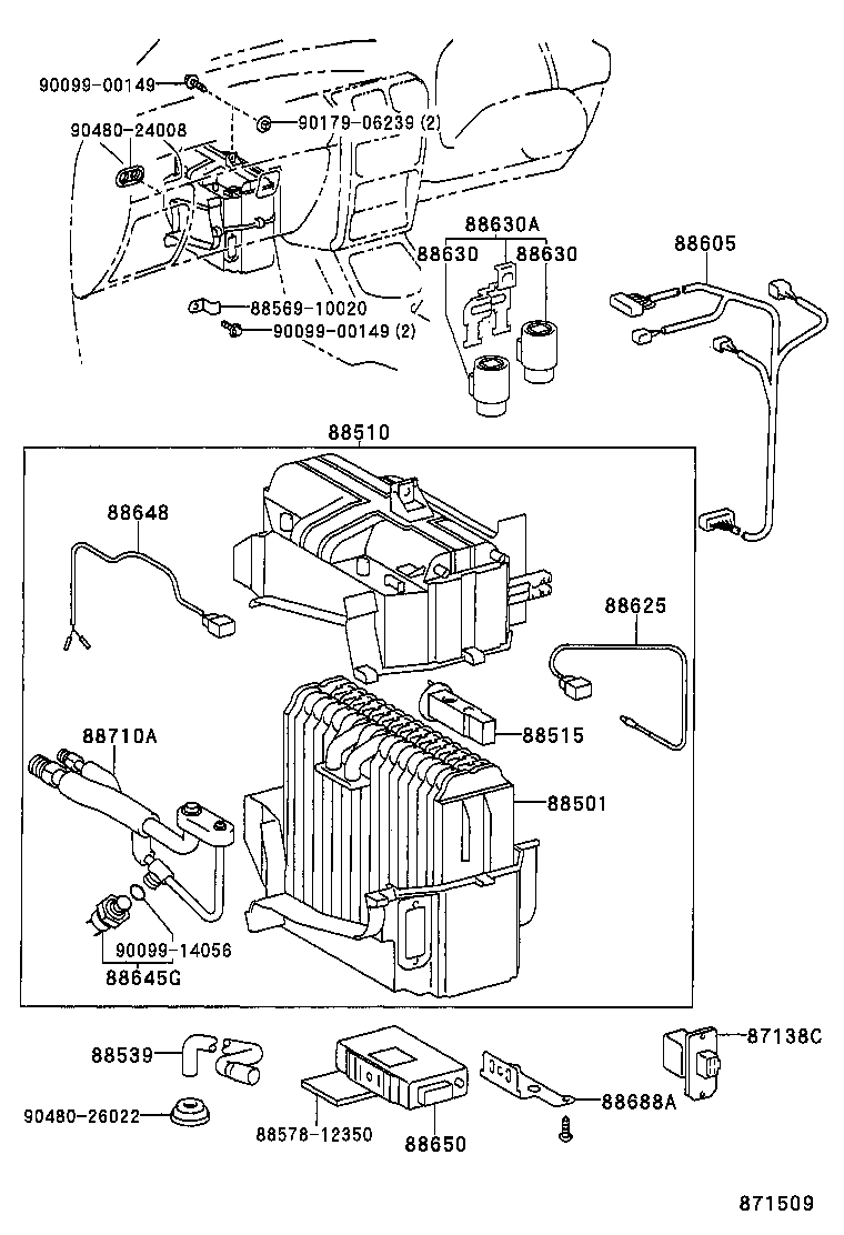  STARLET |  HEATING AIR CONDITIONING COOLER UNIT