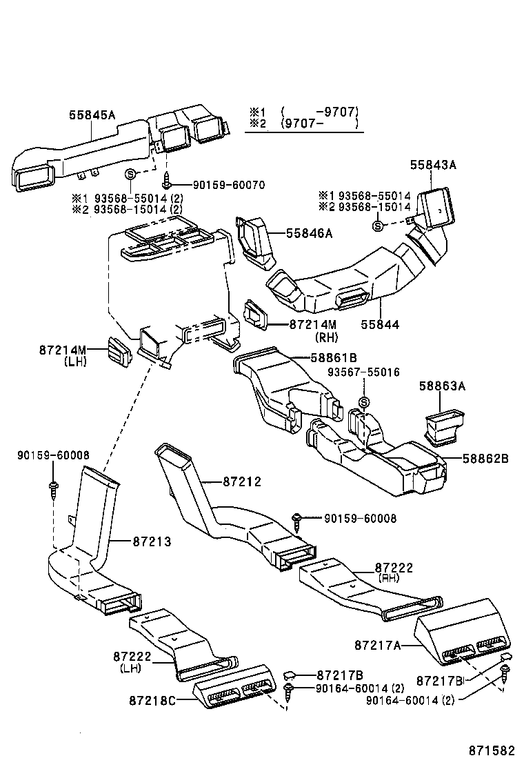  LS400 |  HEATING AIR CONDITIONING CONTROL AIR DUCT