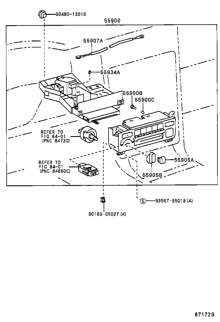  MR2 |  HEATING AIR CONDITIONING CONTROL AIR DUCT