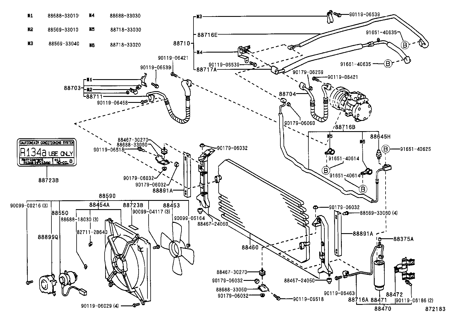  CAMRY JPP SED |  HEATING AIR CONDITIONING COOLER PIPING