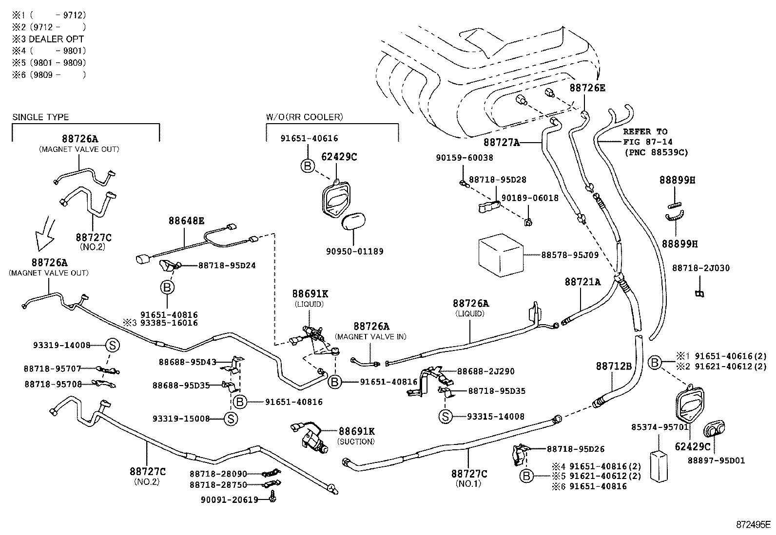  PREVIA |  HEATING AIR CONDITIONING COOLER PIPING