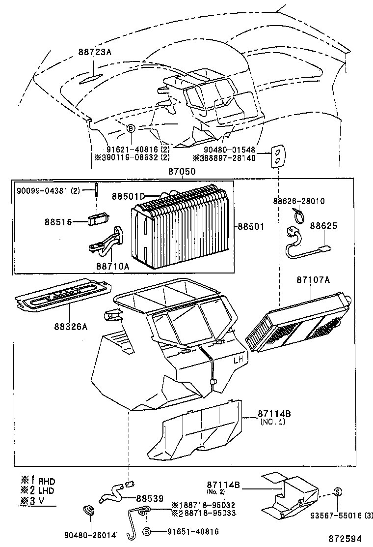  PREVIA |  HEATING AIR CONDITIONING COOLER UNIT