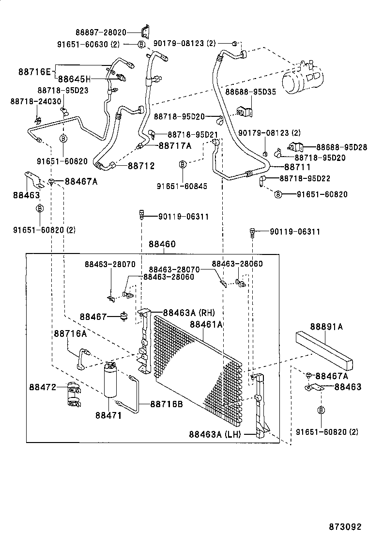  PREVIA |  HEATING AIR CONDITIONING COOLER PIPING
