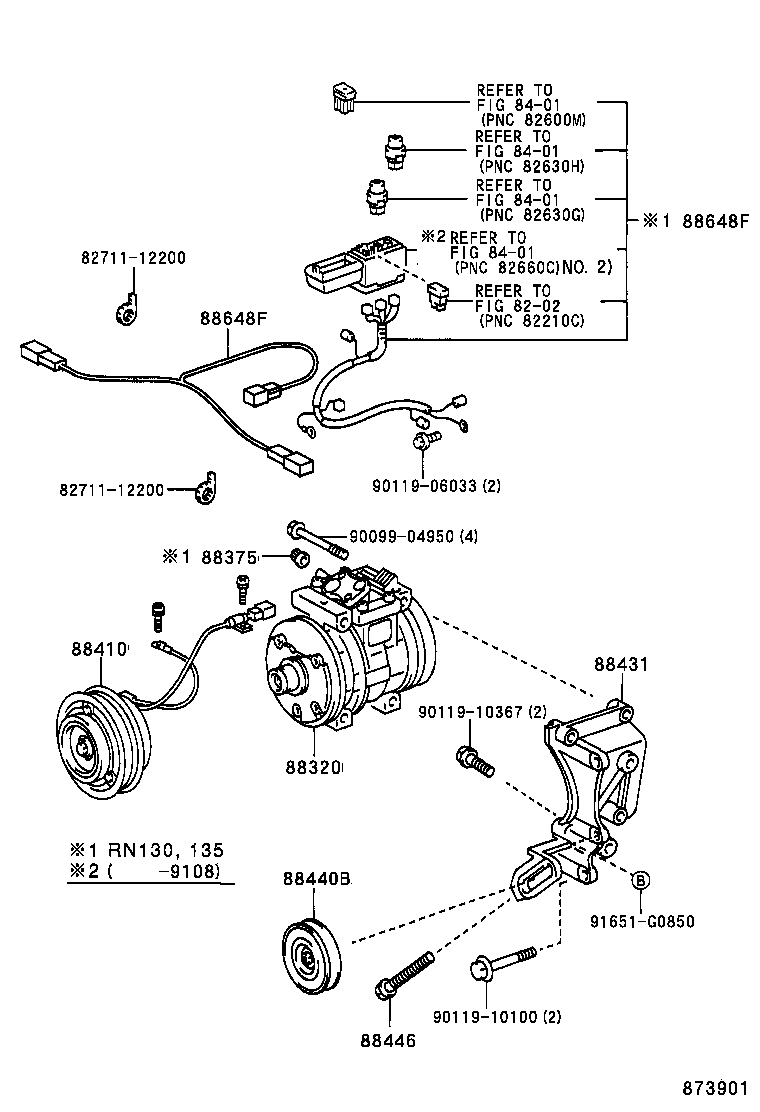  HILUX 4RUNNER 4WD |  HEATING AIR CONDITIONING COMPRESSOR